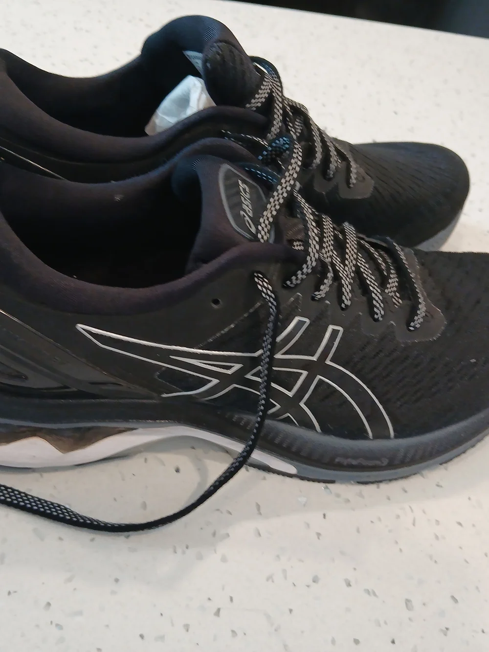 Size 11 - Asics Gel Kayano 27 Black Silver W